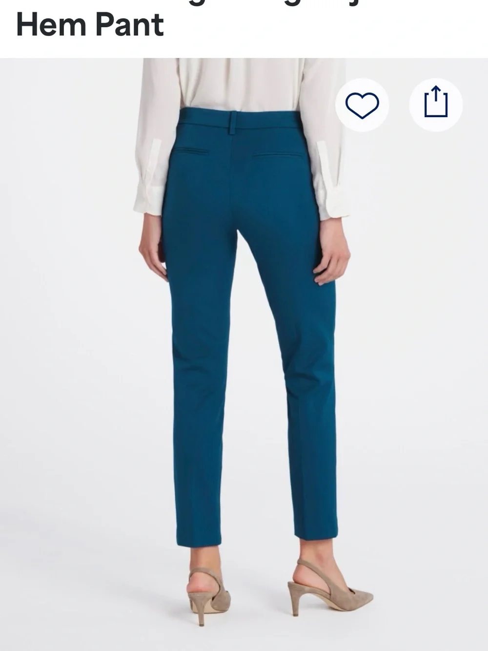 41 Hawthorn Straight-Leg Pants in Navy Blue